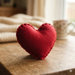 Plush Stuffed Red Heart