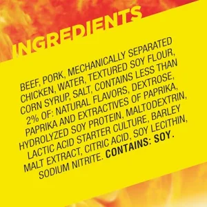 Slim Jim Smoked Meat Sticks, Original Flavor, 6g Protein Per Serving, Snack Size, 0.28 oz. (46 Count)