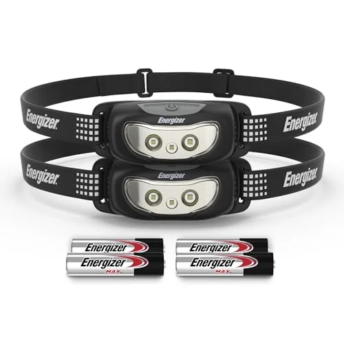 Energizer Universal+ LED Headlamp, Lightweight Bright Headlamp for Outdoors, Cam
