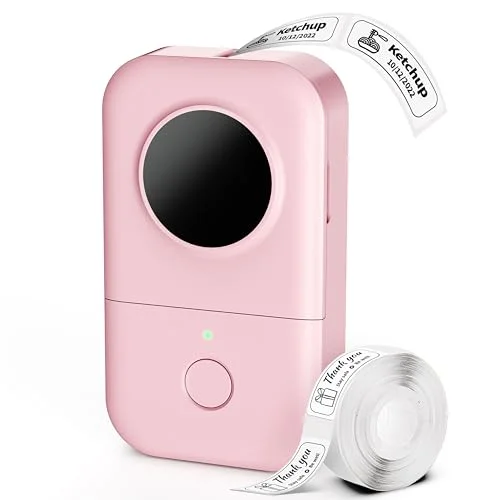 Phomemo Label Maker Machine, D30 Portable Handheld Bluetooth Mini Label Printer,