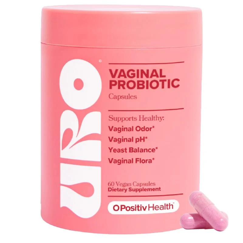O Positiv URO Vaginal Probiotics for Women pH Balance with Prebiotics & Lact