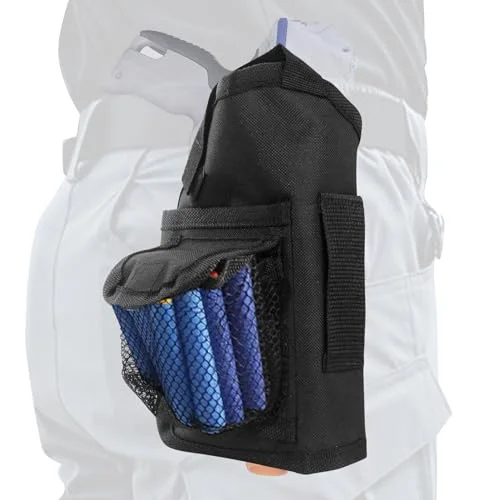 TORMEN Adjustable Tactical Right Leg Pistol Gun Holster,Compatible for Nerf Elit