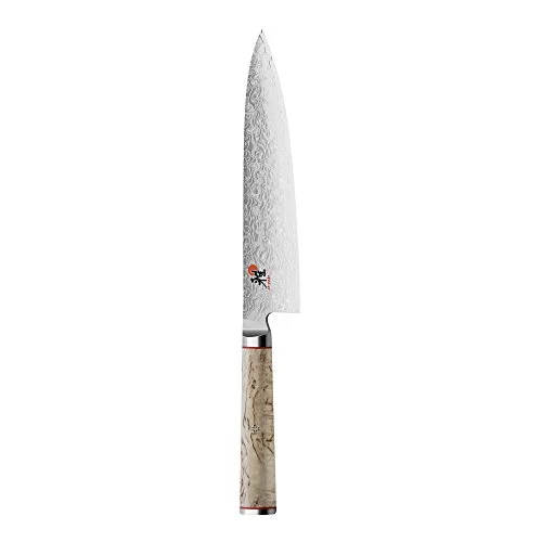 Miyabi Birchwood SG2 Japanese Chef's Knife, 8-inch, Chef's Kitchen Knife, Kareli