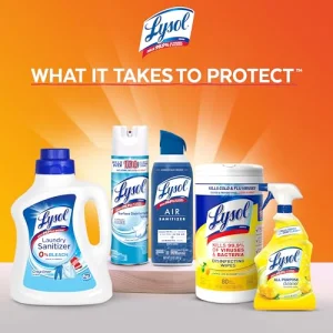 Lysol All Purpose Cleaner Spray, Multi-Purpose Disinfecting Spray, Kitchen & Bathroom Cleaner, Mango & Hibiscus Scent, 32 Fl Oz