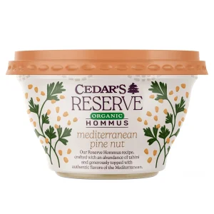 CEDARS MEDITERRANEAN FOOD Organic Cedar's Reserve Pine Nut Hommus, 10 OZ