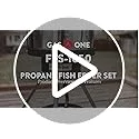 Gas One Propane Deep Fryer with 10Qt Deep Fryer Pot â High Grade Strainer Basket Aluminum Pot for Fish Fry Chicken Wings, Seafood Pot â Propane Burners for Outdoor Cooking Include