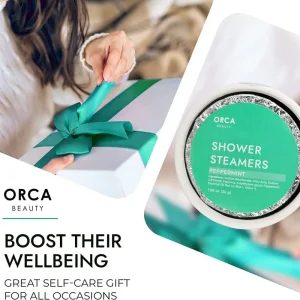 Shower Steamers Aromatherapy - Relaxation Gifts for Women, Shower Bombs, Unique Spa Gifts Shower Tablets, Stocking Stuffers for Women & Men (Peppermint and Eucalyptus Scent