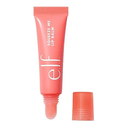 e.l.f. Squeeze Me Lip Balm, Moisturizing Lip Balm For A Sheer Tint Of Color, Inf