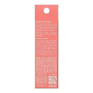 e.l.f. Squeeze Me Lip Balm, Moisturizing Lip Balm For A Sheer Tint Of Color, Infused With Hyaluronic Acid, Vegan & Cruelty-free, Strawberry