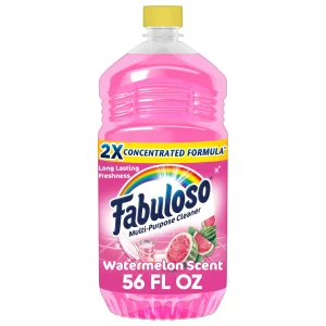 Fabuloso Multi-Purpose Cleaner & Floor Cleaner, 2X Concentrated, Watermelon Scent, 56 fluid ounces