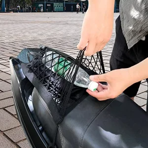 Upgrade Cargo Net for Motorcycle Helmet Storage, 10