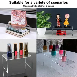 2 Sets Acrylic Display Risers(3