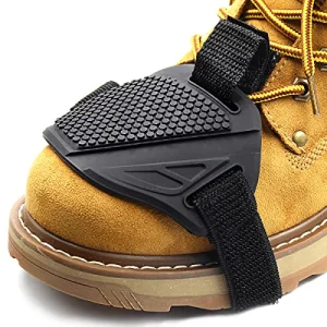 Motorcycle Motorbike shift Pad, Shoe Boot Cover Protector, Useful Gear Shifter Accessories, Black, Medium