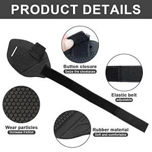 Motorcycle Motorbike shift Pad, Shoe Boot Cover Protector, Useful Gear Shifter Accessories, Black, Medium