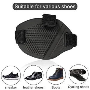 Motorcycle Motorbike shift Pad, Shoe Boot Cover Protector, Useful Gear Shifter Accessories, Black, Medium