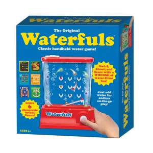 Original Waterfuls Classic Handheld Water Games â Kids Games, Retro Travel Games, Fidget Toys for Kids, Autism Toys, 6 Interchangeable Back Panels, Screen Free Play, Portable, Ages 3+