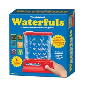 Original Waterfuls Classic Handheld Water Games â Kids Games, Retro Travel Games, Fidget Toys for Kids, Autism Toys, 6 Interchangeable Back Panels, Screen Free Play, Portable, Ages 3+