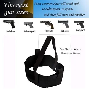 Kcctoo Deep Concealment Shoulder Holster Elastic Tactical Underarm Gun Holster for Men Women