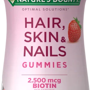 Nature's Bounty Optimal Solutions Gummies, Strawberry, 80 Count