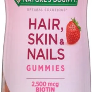 Nature's Bounty Optimal Solutions Gummies, Strawberry, 80 Count