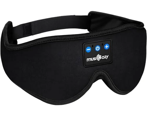 MUSICOZY Sleep Headphones, Bluetooth 5.4 Sleep Mask Headband Headphones Sleeping