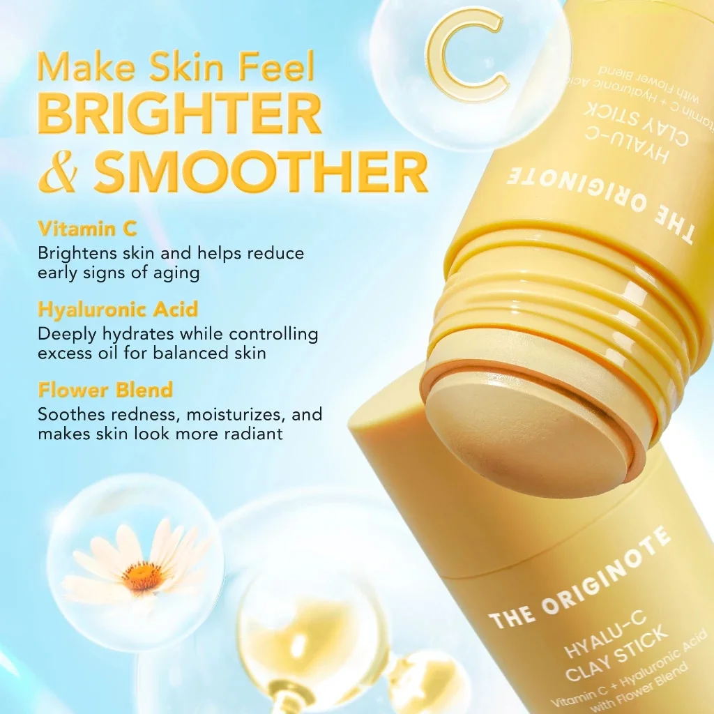 The Originote Clay Stick Mask - Brightening Soothes Acne Rejuvinating Clean Clea