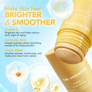 The Originote Clay Stick Mask - Brightening Soothes Acne Rejuvinating Clean Clea