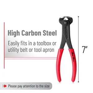 Bates- Nail Puller, Pliers, Nail Remover Tool, Cutting Pliers, Carpenter Tools, Staple Puller, Nail Puller Tool, End Cutting Pliers, Nail Remover, Nail Pliers Cats Paw Nail Puller, Nail