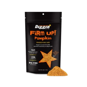 â Firm Up Pumpkin for Dogs & Cats â Fiber Supplement with Pumpkin & Apple Fiber for Cat & Dog Digestive Support â Made in USA, 4 oz