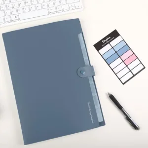 SKYDUE Expanding File Organizer with 8 Pockets, Accordion File Folders with Labels, Portable Document Paper Bill Receipt Organizer, Home College School Office Supplies, Letter Size,