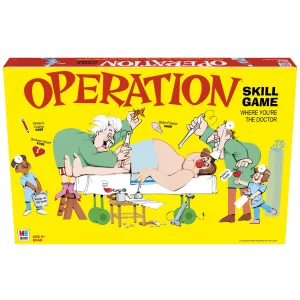 Operation Electronic Board Game, Family Games for Kids Ages 6+, Kids Board Games for 1+ Players, Funny Games for Kids, Kids Gifts (Amazon Exclusive)