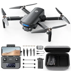 Holy Stone GPS Drone with 4K UHD Camera for Adults Beginner; HS360S 249g Foldable FPV RC Quadcopter with 10000 Feet Control Range, Brushless Motor, Follow Me, Smart Return Home, 5G