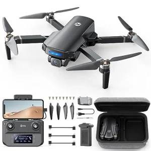 Holy Stone GPS Drone with 4K UHD Camera for Adults Beginner; HS360S 249g Foldable FPV RC Quadcopter with 10000 Feet Control Range, Brushless Motor, Follow Me, Smart Return Home, 5G