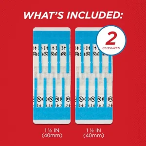 Clozex Emergency Laceration Closure Only- Close Wounds Without Stitches with This Surgical-Grade Skin Device. Available in 3 Variations for Wounds up to 1.0â or 3.5â. Life Happens, Be