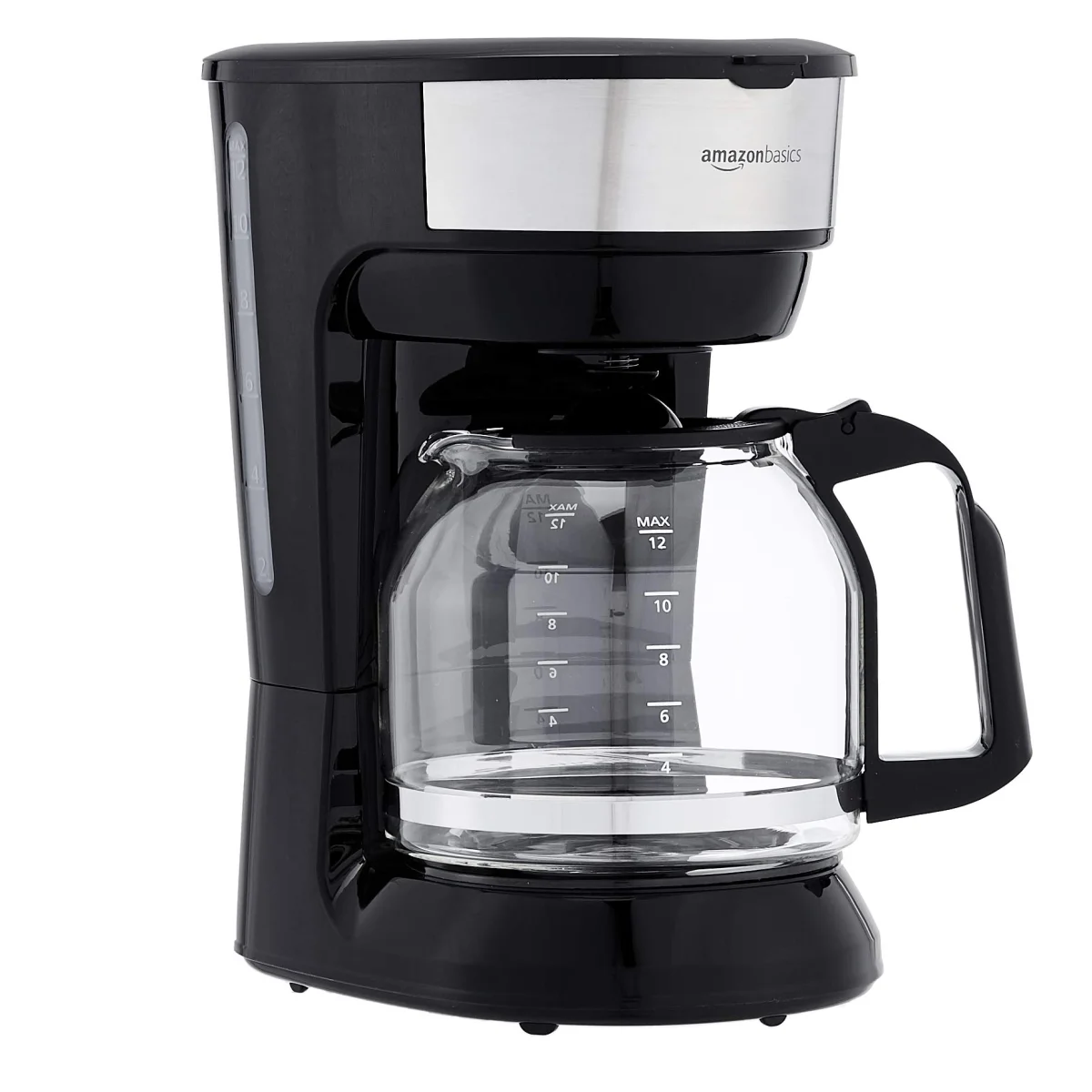 Amazon Basics Coffee Makers, 12-Cup Coffee Machines with Reusable Filter, Coffee