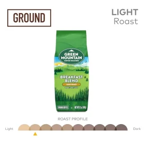Green Mountain Coffee Roasters Breakfast Blend, Ground Coffee, Bagged 18 oz