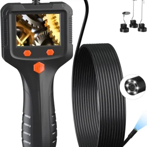 Daxiongmao Borescopeï¼Endoscope Camera with Light, 1080P HD Borescope Tools with 8 Adjustable LED Lights, Endoscope with 16.4ft Semi-Rigid Snake Camera, Gadgets for Menï¼2.4âï¼