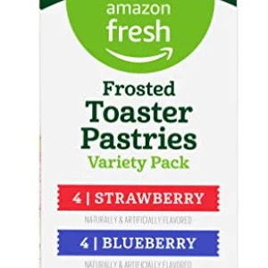 Amazon Fresh - Toaster Pastries Variety Pack (Strawberry, Blueberry, Cherry), 12ct