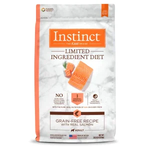 Instinct Limited Ingredient Diet, Natural Dry Dog Food, Grain Free Recipe - Real Salmon, 20 lb. Bag
