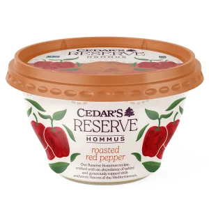 CEDARS MEDITERRANEAN FOOD Organic Cedar's Reserve Red Pepper Hommus, 10 OZ