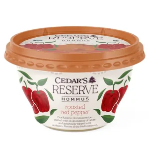 CEDARS MEDITERRANEAN FOOD Organic Cedar's Reserve Red Pepper Hommus, 10 OZ