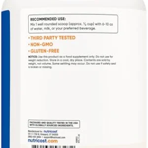 Nutricost Whey Protein Concentrate (Unflavored) 2LBS - Gluten Free & Non-GMO