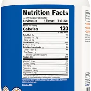 Nutricost Whey Protein Concentrate (Unflavored) 2LBS - Gluten Free & Non-GMO