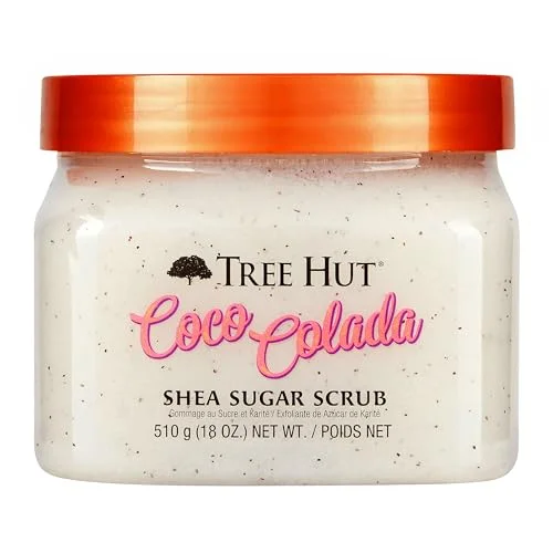 Tree Hut Shea Sugar Scrub Coco Colada, 18 oz, Ultra Hydrating and Exfoliating Sc
