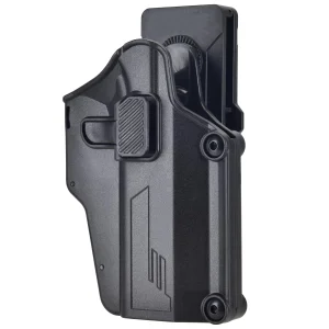 Universal Gun Holster, Open Belt Carry Holsters Fit 80+ Pistols, OWB Tactical Holster for Glock/Sig Sauer/CZ/Ruger/Springfield Armory/Beretta/Smith & Wesson/1911/Taurus, 360Â° Adjustable -