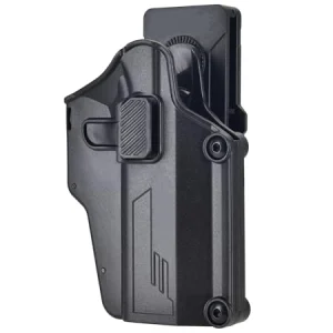 Universal Gun Holster, Open Belt Carry Holsters Fit 80+ Pistols, OWB Tactical Holster for Glock/Sig Sauer/CZ/Ruger/Springfield Armory/Beretta/Smith & Wesson/1911/Taurus, 360Â° Adjustable -